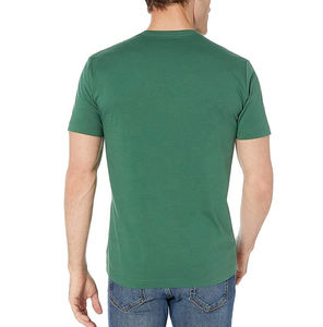 T-shirt Homme Col V Coupe Droite 100% Coton Respirant Personnalisable Manches Courtes Qualité Supérieure 2026 - Product Image 5