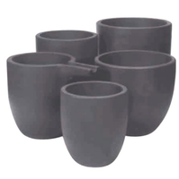 Creuset en carbure de silicium pour la fusion d'alliages de cuivre et d'aluminium pour fonderie