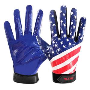 Guantes de Fútbol Americano al por Mayor 100% Poliéster, Logotipo Personalizado, Último Diseño, Alto Agarre, Alto Rendimiento, Todas las Tallas - Product Image 6