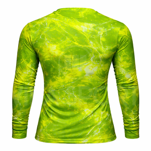 Camisa de Pesca de Manga Larga Personalizada con Protección Solar UPF 50+, Logotipo Impreso en la Parte Delantera, Secado Rápido, Transpirable, Sublimada - Product Image 2