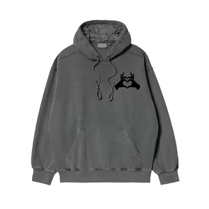 Sudadera con Capucha Unisex Extra Grande, 100% Algodón, Sudadera con Capucha de Felpa, con Bolsillo, Ropa Casual, Sudadera Urbana, Corte Regular, Manga Larga, para Otoño - Product Image 3