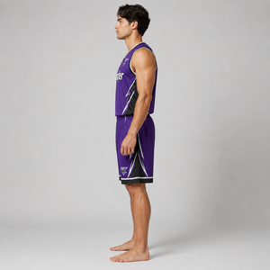 Uniformes de Baloncesto Personalizados por Sublimación para Equipos, Fabricados con Material Ligero de Secado Rápido para Escuelas, Clubes y Academias - Product Image 3