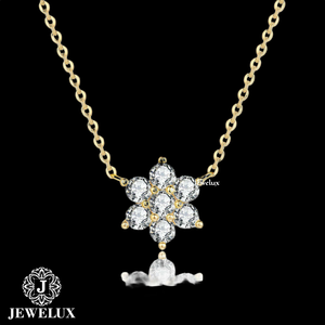 Nouveauté Jewelux : Pendentif de luxe personnalisé plaqué or, certifié IGI, unisexe, style hip-hop, serti de pierres, bijou statement. - Product Image 1