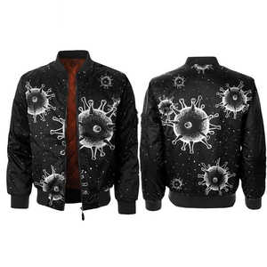 เสื้อแจ็คเก็ตบอมเบอร์มีฮู้ดพิมพ์ลายพรางแบบบาง ซิปเต็มตัว คุณภาพสูง ผลิตจากโพลีเอสเตอร์ สำหรับผู้ชาย สวมใส่สบายๆ สไตล์สปอร์ต - Product Image 5