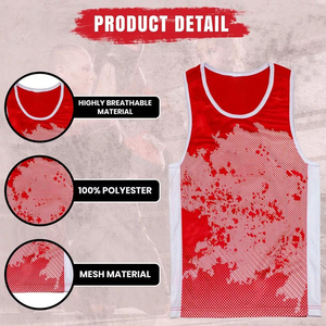 Conjunto de Kick Boxing Unisex de Primera Calidad, Cómodo, Transpirable, Ligero, de Secado Rápido, Uniformes 100% Poliéster para Artes Marciales - Product Image 2