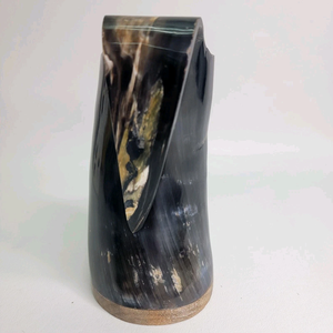 Tasse à boire en corne de buffle Viking, faite à la main, polie, forme naturelle, écologique, passe au lave-vaisselle, pour bière et vin, FAIZA CRAFT - Product Image 5