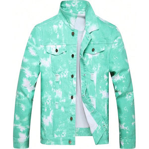 Chaqueta de mezclilla moderna con efecto desgastado, logotipo personalizado disponible, chaqueta de invierno para un estilo de vida casual al aire libre - Product Image 1
