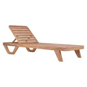WOODEN SUN <b>LOUNGER</b> TEAK WOOD MADE IN INDONESIA - Product Image 1