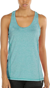 <b>Women</b> <b>Black</b> Solid Color Scoop Neck Knitted <b>Tank</b> <b>Top</b> Breathable Sporty Casual Wear Regular Fit - Product Image 5