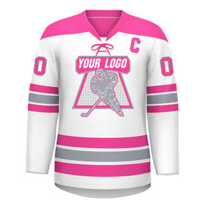 Maillot de hockey sur glace en gros, personnalisable avec graphiques détaillés, design d'équipe pour joueurs, entraînement de club, uniforme de match, maillot de hockey - Product Image 5