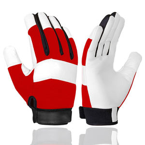 Gants d'assemblage en polyester robuste, protection industrielle des mains, respirants, durables, gants de sécurité en cuir de chèvre - Product Image 1