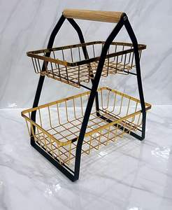 Cesta de Frutas Clásica de Hierro para Cocina, de Fabricante Confiable, para Almacenamiento de Frutas Frescas, Organizador para Mesa de Comedor y Hogar - Product Image 4