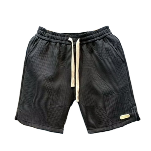 Shorts décontractés mi-longs pour hommes, tendance été, en toile unie respirante et coupe-vent, coupe ample, en polyester et coton, grandes tailles - Product Image 6