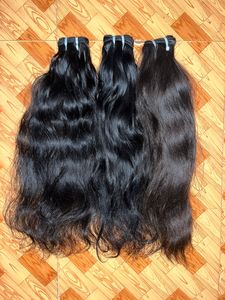 Extensions de cheveux humains indiens 100 % alignés dans le sens des cuticules, provenant d'un seul donneur, à double trame - Product Image 3