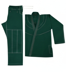 Kimono de Jiu Jitsu Personalizado, Cumple con la Normativa IBJJF, para Hombre, 440 GSM, 100% Algodón, Tejido Perlado, Logotipo Bordado, Tela Preencogida - Product Image 4
