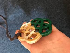 สร้อยคอจี้เขาสัตว์จี้เขาควายเขาเครื่องประดับเขาเขาเขาเขาสัตว์ดอกไม้แกะสลักจี้ควายเครื่องประดับจี้ Boho - Product Image 3