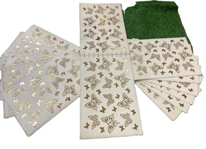 เสื่อหนังสำหรับรับประทานอาหารที่ตัดด้วยเลเซอร์กันน้ำแบบทันสมัยทำมืออินเดีย-K - Product Image 3