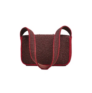 Sac à main vintage brodé de perles de rocaille avec motif ethnique, sac à main moderne brodé de perles de rocaille pour occasions festives - Product Image 1