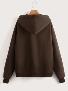 Sudadera con Capucha de Invierno para Mujer, Mezcla de Poliéster/Algodón, Transpirable, Estilo Urbano, Casual, de Lujo, con Pedrería, de la Mejor Calidad - Product Image 6