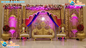 Decoración de escenario para eventos, conjunto de escenario de gran tamaño para recepción musulmana, Gran Salón de bodas, UAE, Estados Unidos - Product Image 4