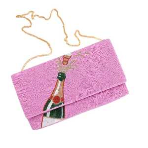 Sac à bandoulière de mode en gros pour femmes avec broderie perlée faite à la main, design décoratif et options de personnalisation - Product Image 4