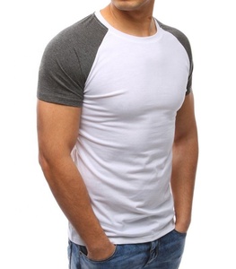 21 couleurs unies Sublimation T-shirt blanc 95% polyester col rond coton sensation confortable hauts 2XS-5XL chemises de conception personnalisée - Product Image 5