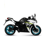 Moto électrique puissante 72V grande roue course 3000W 5000W 10000W gamme Lithium tout-terrain 3000W 150km certifié CEE Coc