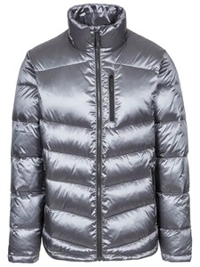 Mens Casual <b>Silver</b> Down Puffer <b>Jacket</b> - Product Image 1