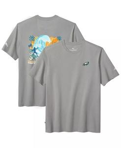เสื้อยืดผู้ชายสีเทา Philadelphia Eagles Huddle Hang TENS | Tommy Bahama - Product Image 1