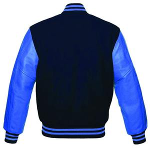 แจ็คเก็ตเลตเตอร์แมนแบบกำหนดเองคุณภาพสูง ODM OEM น้ำหนักเบา แจ็คเก็ตเบสบอลลำลองสำหรับวิทยาลัย แจ็คเก็ตวาร์ซิตี้แบบมืออาชีพ - Product Image 3