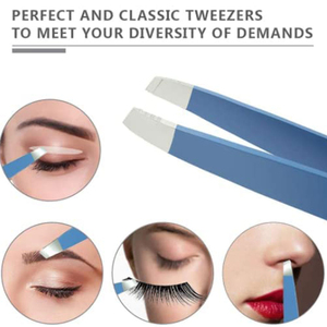 Pince à épiler pour sourcils en acier inoxydable à pointe fine, antidérapante, style moderne, durable, pour le soin des sourcils - Product Image 6