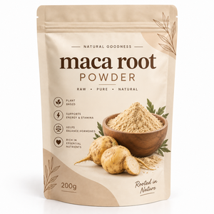 Polvo de Raíz de Maca 100% Puro, 200g, Calidad Premium, Suministro a Granel de la India para Apoyo Energético - Product Image 1