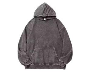 Sweat-shirt à capuche unisexe surdimensionné, imprimé motif, en coton French Terry, décontracté, pour l'hiver, avec poches, coupe classique, respirant - Product Image 2