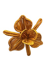 Floral Shape <b>Rattan</b> Napkin Ring For <b>Dining</b> <b>Table</b> Styling Enhances everyday meals with a natural and elegant <b>table</b> presentation - Product Image 3