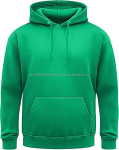 Sweat-shirts à capuche tendance populaires, panneau uni, lourd, pull-over surdimensionné, de haute qualité, à capuche pour l'hiver, décontracté - Product Image 5