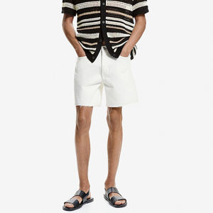 2026 Arrival Wholesale Premium Quality <b>Men</b> Casual Denim <b>Jeans</b> <b>Shorts</b> High Street Solid Quick Dry Customized Denim <b>Shorts</b> - Product Image 6