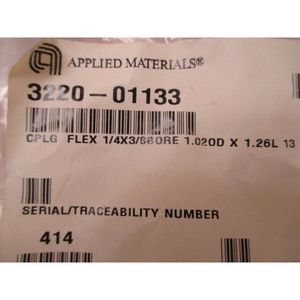 8 AMAT 3220-01133 CPLG Flex 1/4x3/8Bore 1.020D x - Equipo y Piezas de Semiconductores de Confianza de Marca Global - Product Image 6