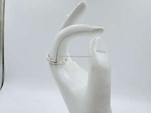 Anillo clásico de plata 92,5 de moda para hombres y mujeres - Product Image 2