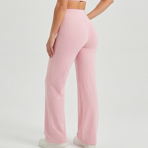 Wholesale High Waist Yoga <b>Leggings</b> Women's <b>Flare</b> Legs Street Style <b>Leggings</b> Ladies Gym Wear Slim Fit Yoga <b>Flare</b> Tights - Product Image 4