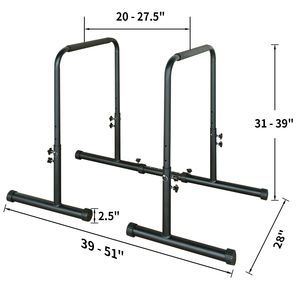 Torre Multifunzione per Allenamento Intensivo, Stazione Dip e Barra per Trazioni, Altezza Regolabile, Materiale ABS, Attrezzatura per Fitness - Product Image 1