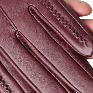 Gants en cuir pour femmes, marque privée, sans doublure, coupe ajustée, longueur poignet, doigts complets, style élégant et uni, gants d'hiver, vente en gros - Product Image 5