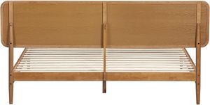 เตียงห้องนอนไม้แข็งพับได้พร้อมหลังหวาย | เฟอร์นิเจอร์โรงแรมทันสมัย | มี OEM - Product Image 4