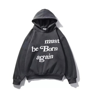 ผู้ผลิต OEM เสื้อฮู้ดดี้ผ้าฟลีซทรงใหญ่ปักลายแบบหนาสำหรับผู้ชาย - Product Image 1
