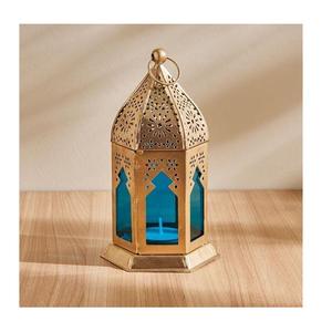 Lanternes en métal marocaines, lanternes décoratives pour la décoration de l'Aïd et du Ramadan - Product Image 3