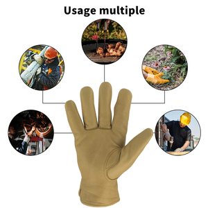 Nouveaux Gants de Travail en Cuir 2026, Dernière Conception, avec Logo Personnalisé, Couleur Personnalisée, Ignifuges, Protection Anti-Coupure, Vente Chaude - Product Image 6