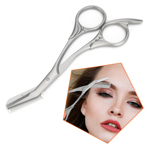 Tijeras para Cejas de Acero Inoxidable Sólido de Alta Precisión con Resorte, Venta al por Mayor - Product Image 6