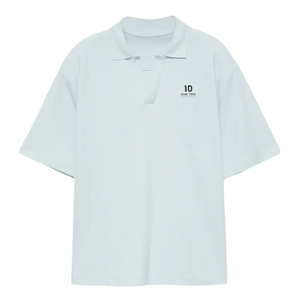 เสื้อโปโลแขนสั้นผู้ชาย ผ้าวาฟเฟิลเนื้อนุ่ม ระบายอากาศดี สวมใส่สบาย ทรงเข้ารูป เหมาะสำหรับใส่ในฤดูร้อนและทุกวัน - Product Image 1