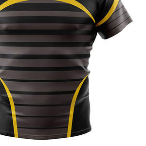 Maillot de rugby junior avec couleurs d'école et empiècements respirants pour une mobilité active, coupe ajustée - Product Image 5