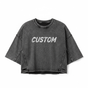 ผู้ผลิตเสื้อยืดคริสตัลแบบกำหนดเอง พร้อมบริการพัฒนาแบบ OEM และโซลูชันการผลิตเสื้อผ้าที่ปรับขนาดได้ - Product Image 1