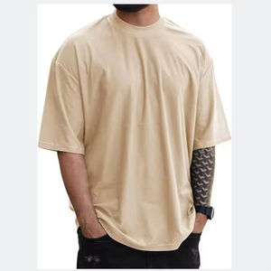 T-shirt vintage noir délavé 260 g/m² avec logo personnalisé, T-shirt noir oversize délavé à l'acide - Product Image 2